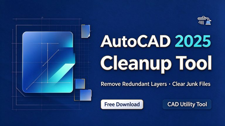AutoCAD 2025 Cleanup Tool | One-Click Removal of All Leftover Files